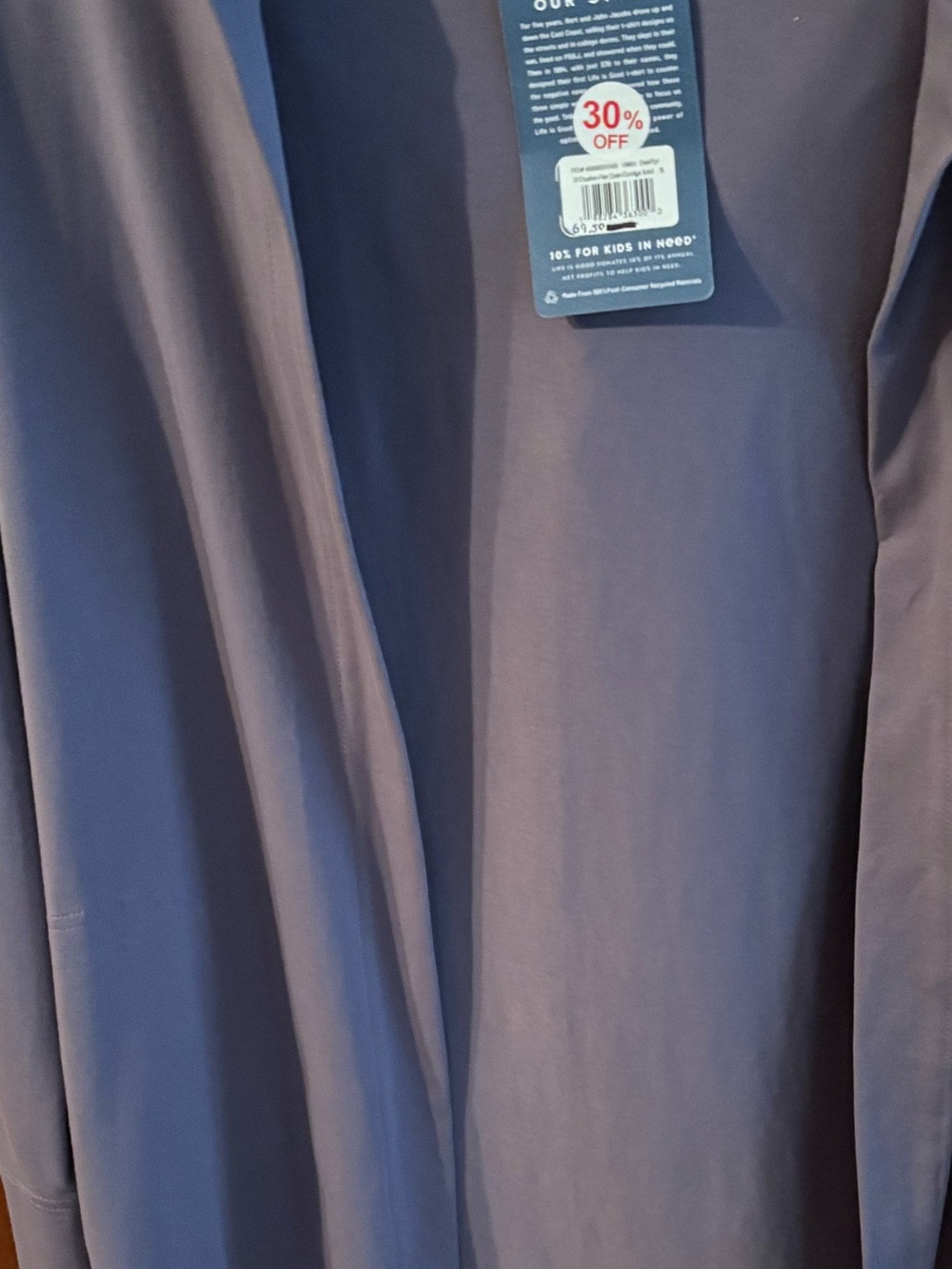 Woman’s “ Life is Good” jacket